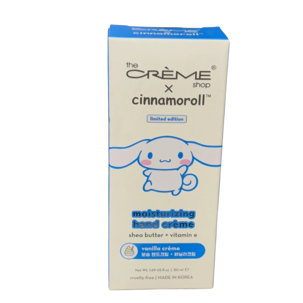 The Creme Shop x Cinnamoroll Moisturizing Hand Creme Vanilla Creme 1.69oz NIB